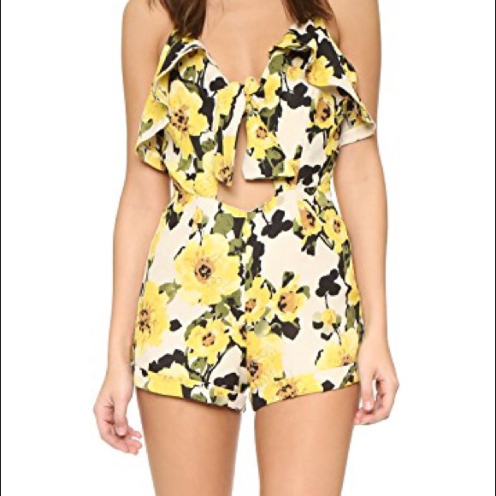 J.O.A Los Angeles: Flower Romper